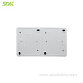 IP44 Block Single Schuko Power Outlet With Shutter